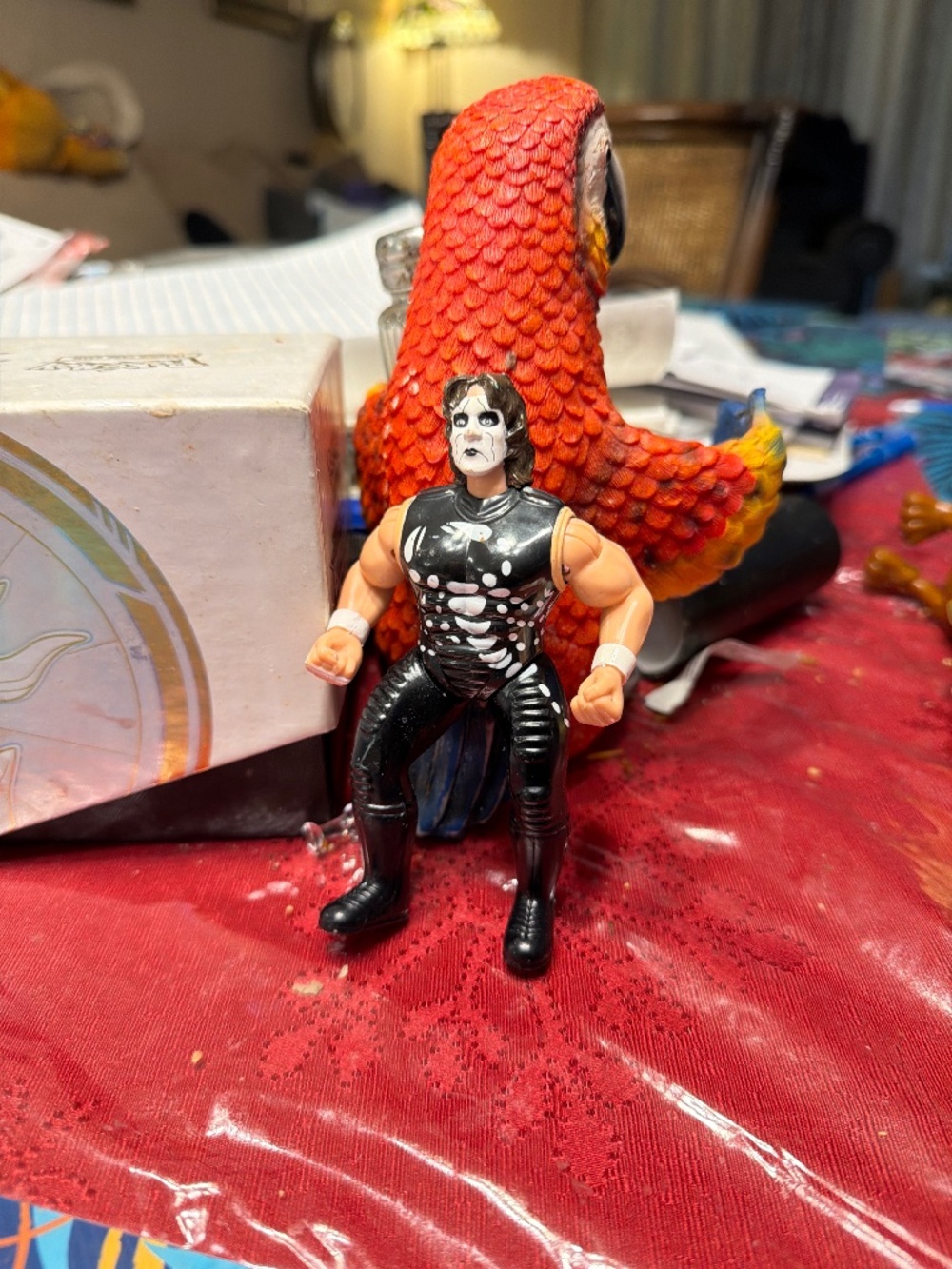 1998 WCW Sting "Crow" action figure by OSFT.